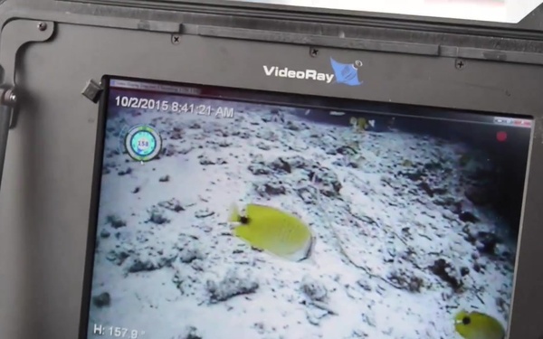 Coast Guard Regional Dive Locker Pacific, Maritime Safety and Security Team Honolulu conduct ROV training off Oahu