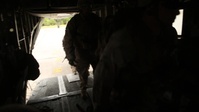 Barks From Above: Marines, Working Dogs Fast Rope Out CH-53E