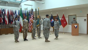 AFSBn-Italy to AFSBn-Africa casing and uncasing ceremony