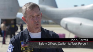 Marines Demonstrate MV-22 to California FEMA Task Force 3 and 4