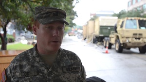 1st Lt. Christopher Todd - S.C. National Guard Supplies Water to Hospital