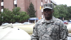 Capt. Taurus Gardin - S.C. National Guard Supplies Water to Hospital
