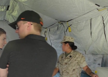 Marines, sailors participate in humanitarian aid disaster relief village