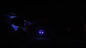 The F-35C Lightning II at Night Aboard Ike for DT-II Testing