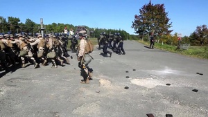 B-Roll U.S., French Crisis Response Forces Quell Riot