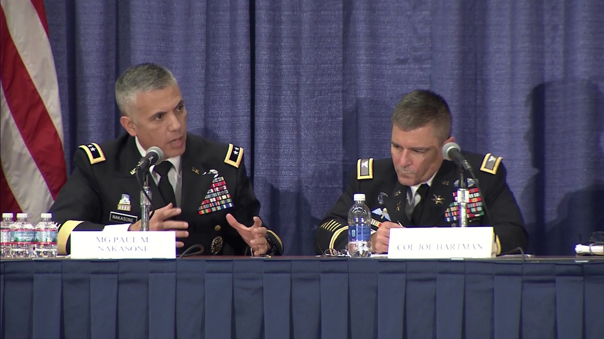 Lead speaker, LTG Edward C. Cardon Commanding General United States Army Cyber Command. Moderator<br />Peter W. Singer Strategist and Senior Fellow New America Foundation<br /><br />PANELISTS <br />MG Stephen G. Fogarty Commanding General, Cyber Center of Excellence and Fort Gordon<br />MG Paul M. Nakasone Commander Cyber National Mission Force, United States Cyber Command<br />COL William J. Hartman Commander 780th Military Intelligence Brigade<br />United States Army Intelligence and Security Command<br />Isaac R. Porche, III, Ph.D. Associate Director Forces and Logistics Program, RAND Arroy