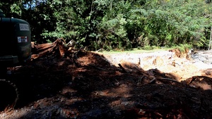 S.C. Army National Guard helps repair roads