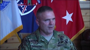 Maj. Gen. Jeffrey Bannister's Media Roundtable