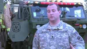 S.C. Army National Guard Fire Fighters Support Local Fire Station