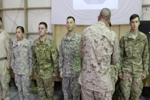 Town Hall Meeting with Senior Enlisted Advisor B-Roll