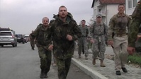 Danish Contingent March in Kosovo