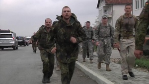 Danish Contingent March in Kosovo