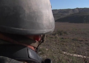 German minefield clearing exercise
