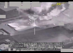 Coalition Strikes a Daesh IED Facility in Tal Afar, Iraq