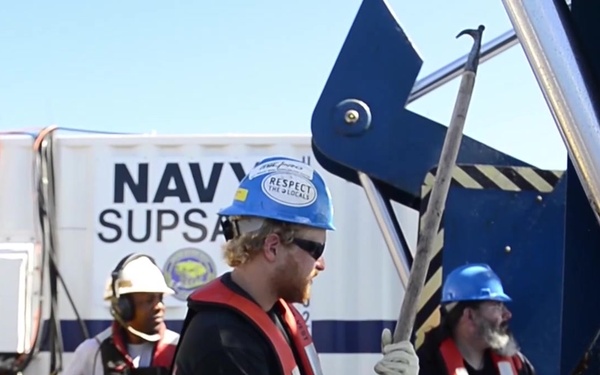 USNS Apache TPL Retrieved and Redeployed in the Bahamas