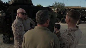 Marines Drive Across Spanish Countryside for Trident Juncture 15