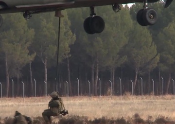 Special Forces Fast Roping: Trident Juncture