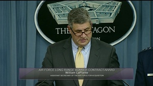 Announcement of Long-range Strike Bomber Contract Award (with graphics)