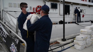 Coast Guard Offloads $44.2 Million of Cocaine Interdicted in the Caribbean Sea