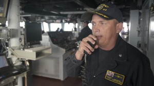 USS Carney Commanding Officer Ken Pickard