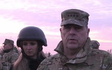 U.S. Army Chief of Staff GEN Milley visits Fearless Guardian