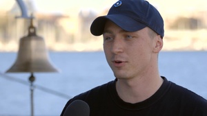 Estonian Navy conscripts at Trident Juncture