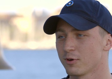 Estonian Navy conscripts at Trident Juncture