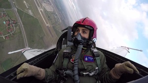 JBSA Air Show Becky Hammon Thunderbirds Media Flight
