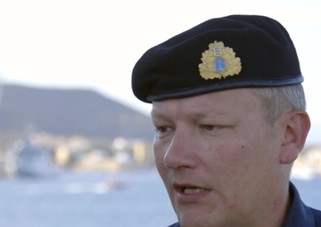 Estonia's Flagship Admiral Cowan begins operations at TJ15