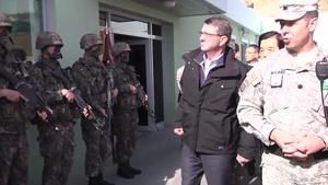 Secretary of Defense Carter Visits the DMZ