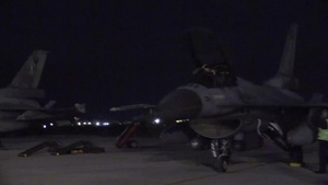 Trapani flight operations at night - VIDEO 1