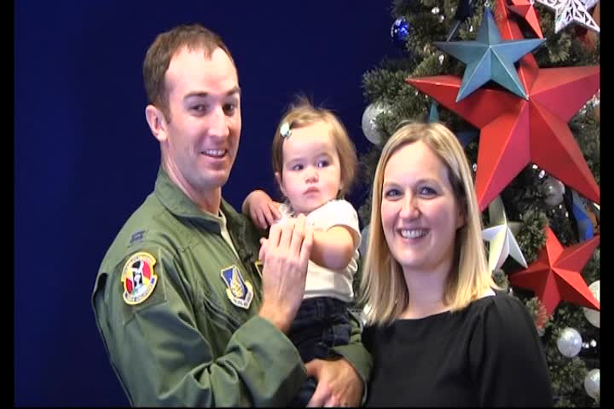 Capt. Steven Riley sends holiday greetings to New Franken, Wisc.