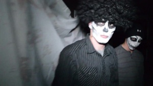 B-roll of Marine Wing Support Squadron-171's haunted house on Marine Corps Air Station Iwakuni