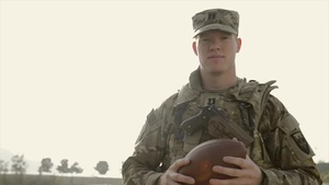 USAF Capt. Limani Greeting from Kabul, Afghanistan to Rutgers University