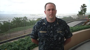 Navy Lieutenant Commander Joseph Fromknecht Holiday Greeting