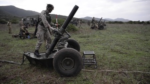 Mortar Fire at Trident Juncture