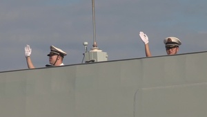 PLA(N) Arrival Ceremony & Dragon Dance