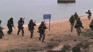 Portuguese Marines Storm Beach at Trident Juncture