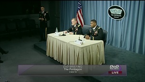 Commander, Task Force Panther, Briefs on Operation Inherent Resolve