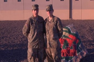 Pfc. Marissa Bloyer and Spc. Kalicia Berg - Minnesota Vikings Shoutout