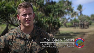 U.S. Marines Conduct Weapons Familiarization Cross-Training with Allies