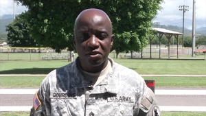 SFC Ricky Gourdine - AFN Honduras Holiday Greetings