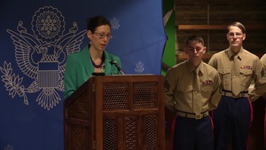 Full Ceremony Video | Fallen Marines in Nepal helicopter crash honored at U.S. Embassy in Kathmandu