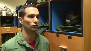 First Italian F-35 Flight Interviews in Italian