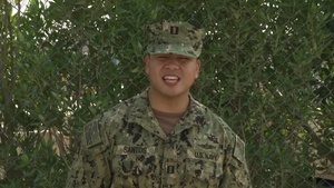 Navy Lt. Paul Santos