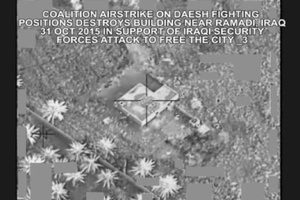 Oct. 31: Coalition Strike Destroys Daesh Fighting Position in Ramadi - Part 3