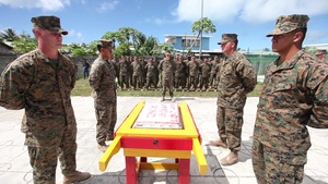 U.S. Marines and Sailors Celebrate the Marine Corps Birthday in Tarawa