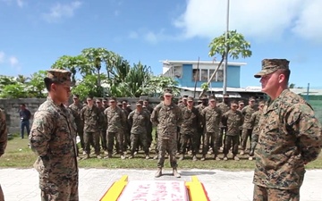 U.S. Marines and Sailors Celebrate the Marine Corps Birthday in Tarawa