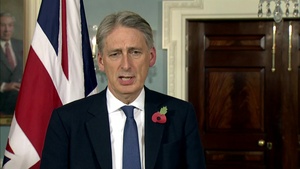 Secretary Kerry camera spray with UK Foreign Secretary Philip Hammond