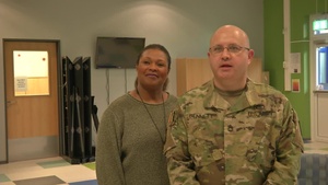 Sgt. 1st Class Timothy Bennett and Yolanda Bennett - Brussels Holiday Greeting